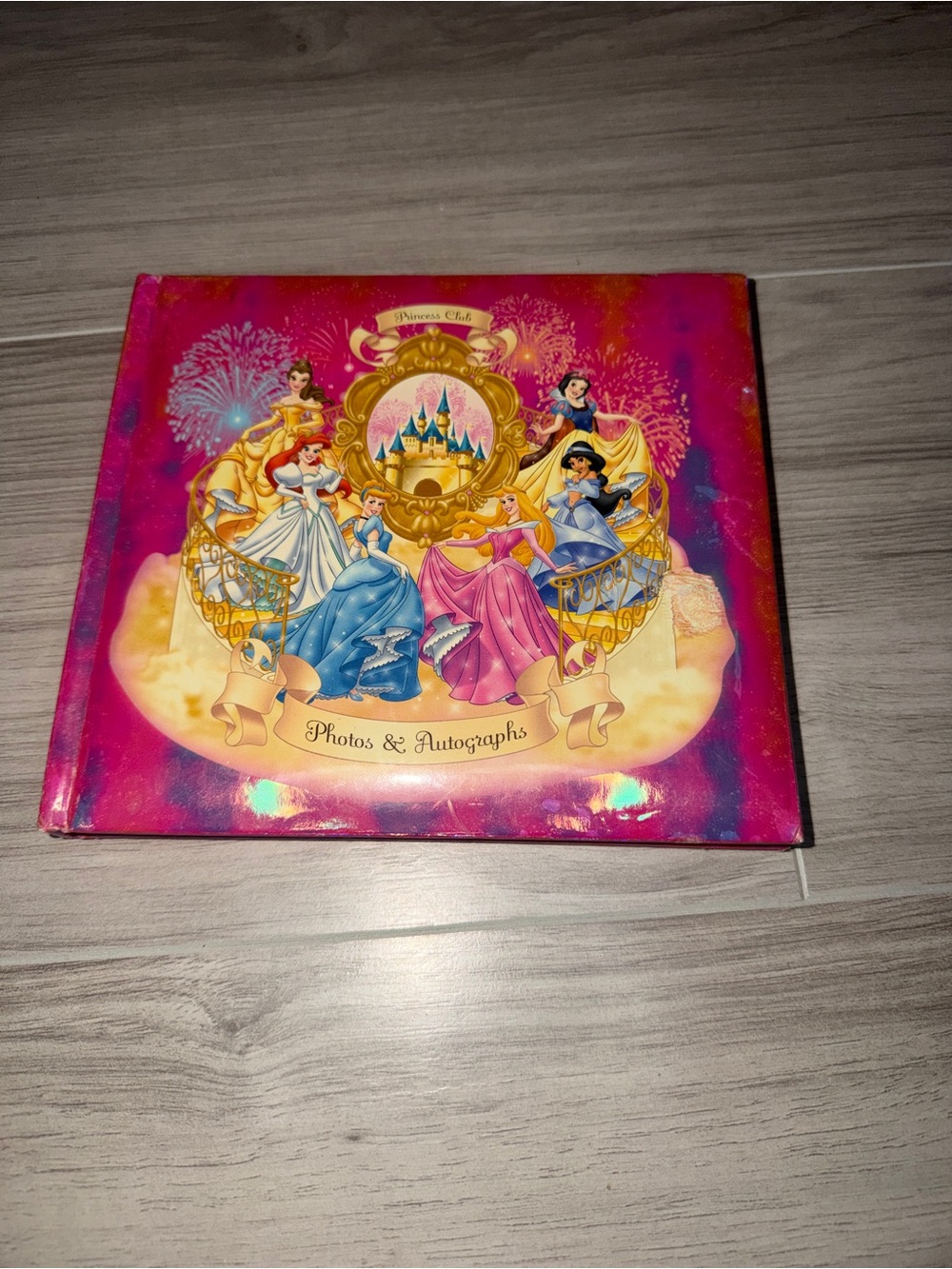 Disney Princess Pink & Gold Photos & Autographs Album